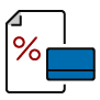 percent with credit card